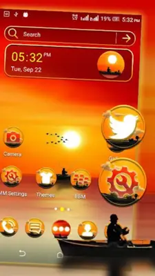 Sunset Launcher Theme android App screenshot 4